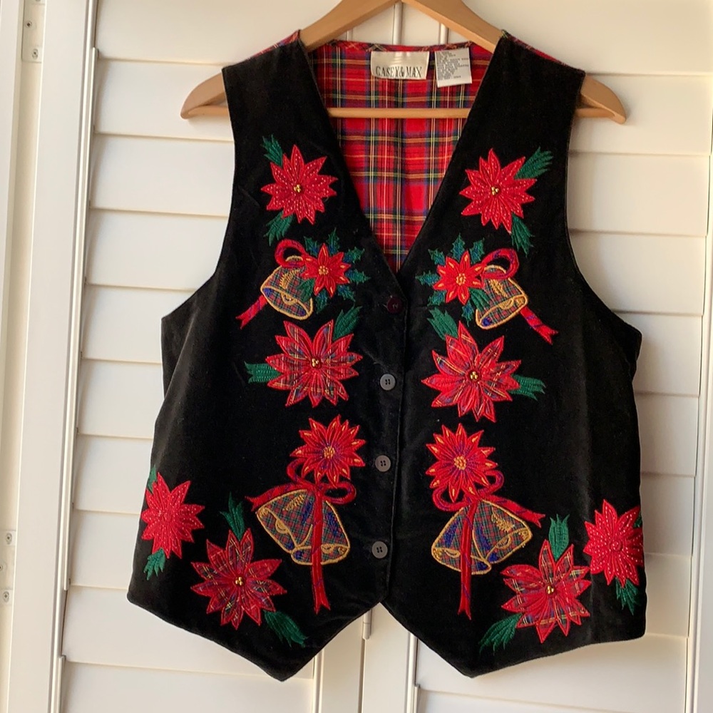 Casey & Max Christmas Vest.